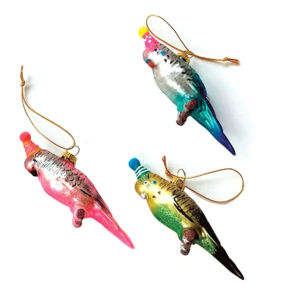PARTY PARAKEET ORNAMENT