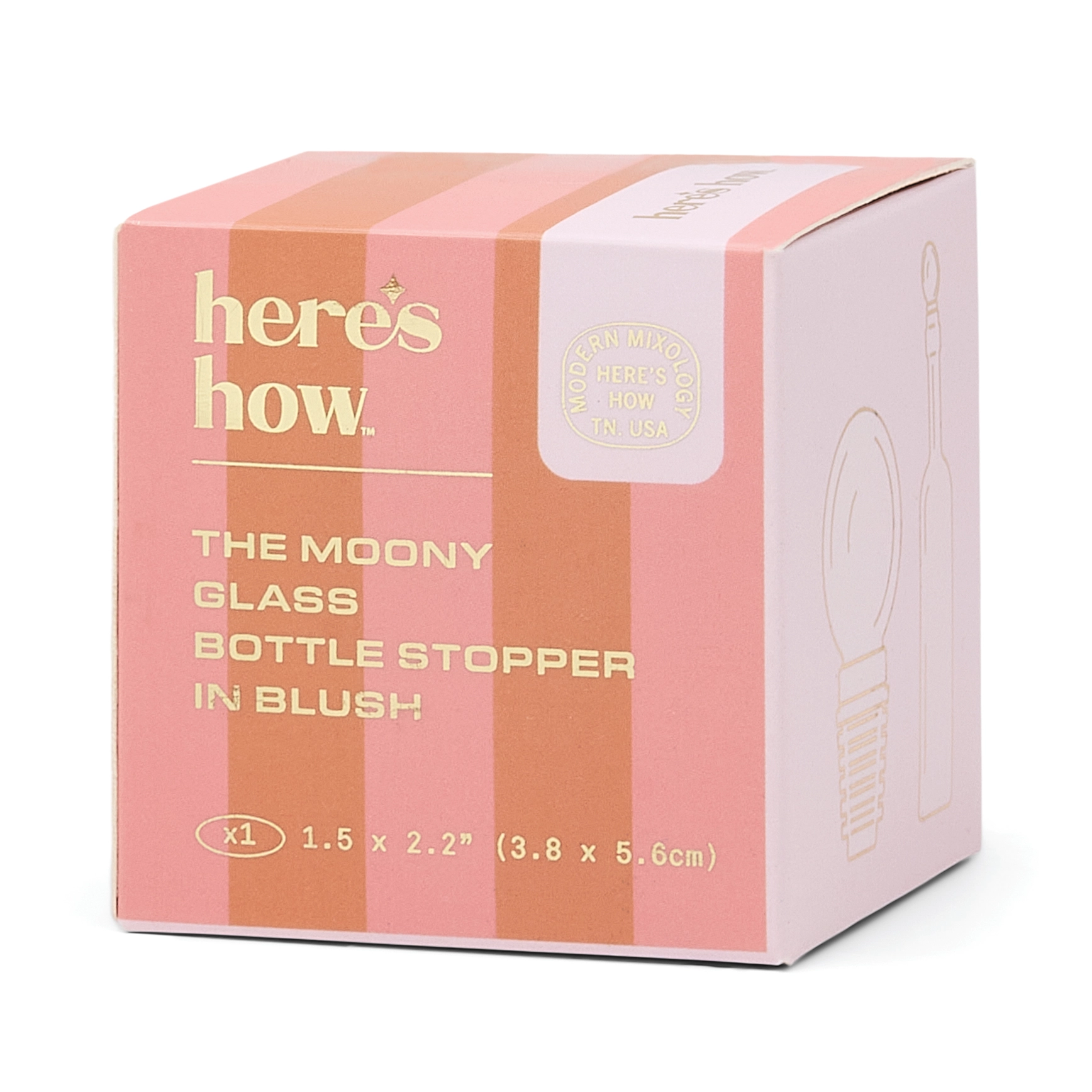 Moony Blush Bottle Stopper