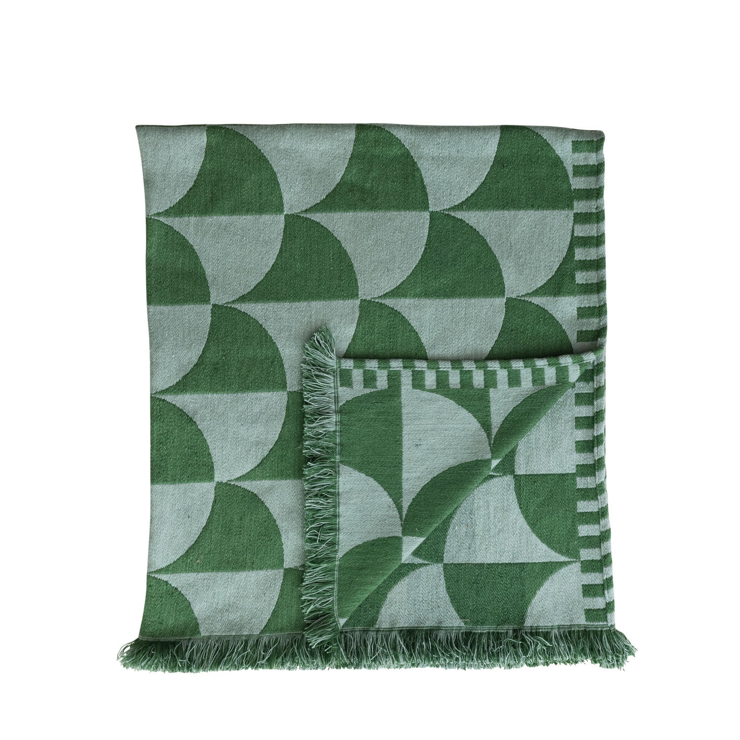 Green Indoor/Outdoor Throw