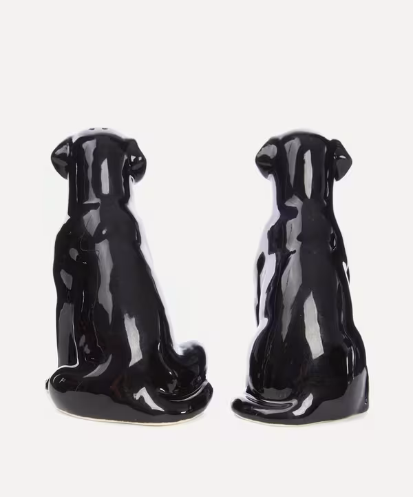 Black Labrador Salt & Pepper Shakers