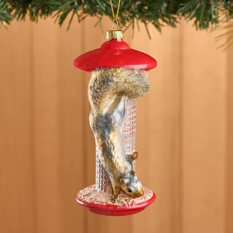 Pesky Squirrel Ornament