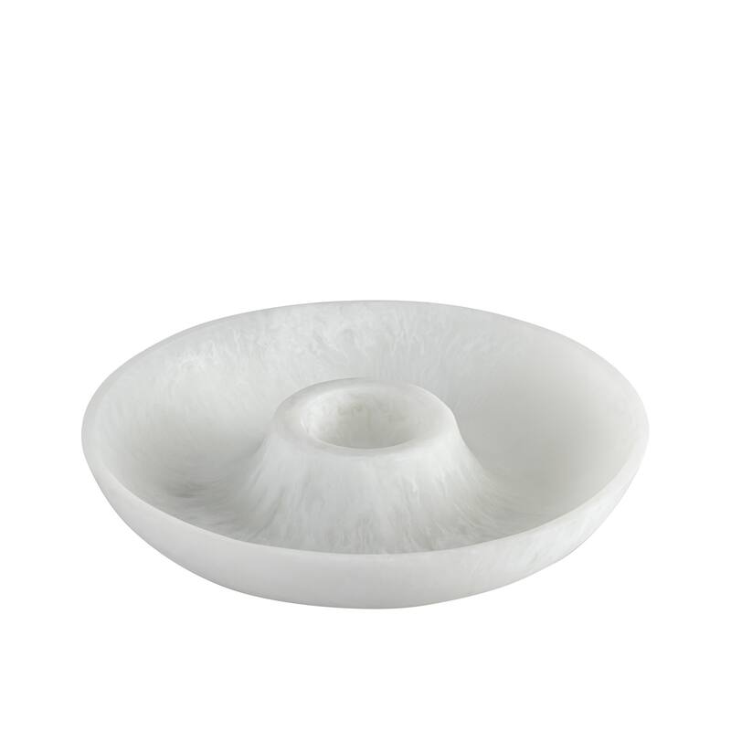 White Resin Chip and Dip