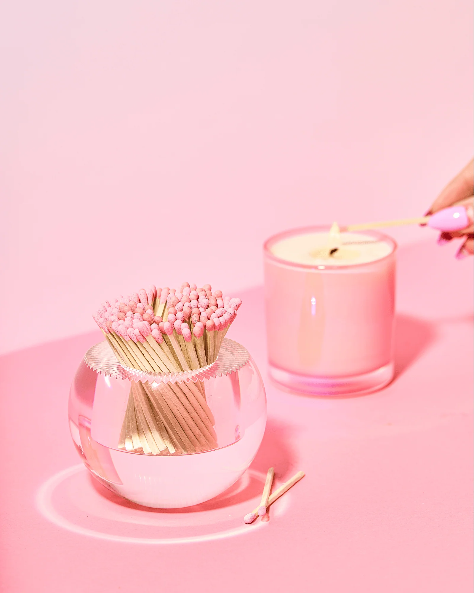 Match Striker in Light Pink