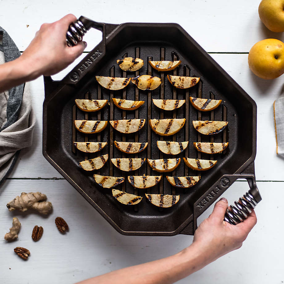 12 inch Cast Iron Double Handle Grill Pan