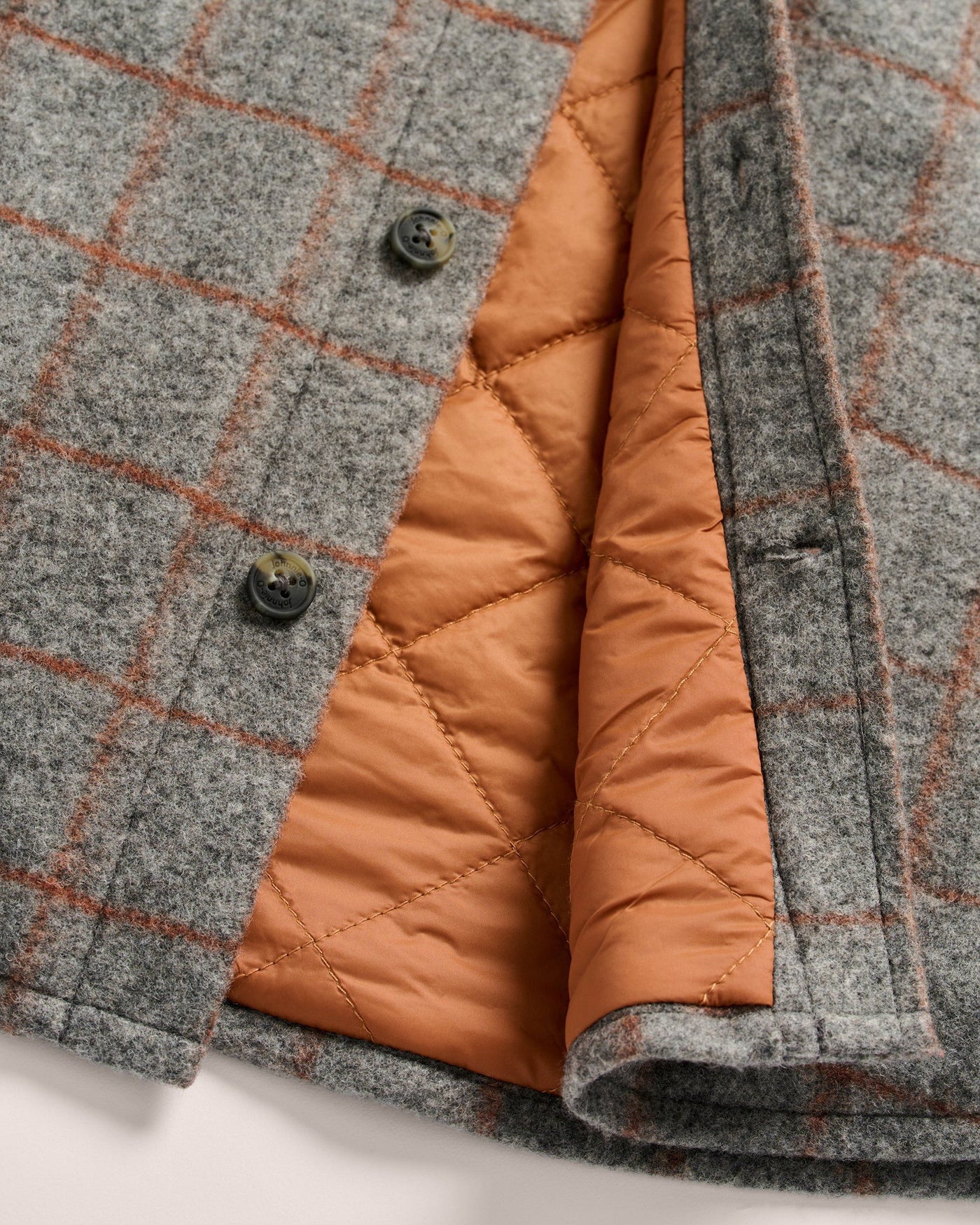 McDowell Wool Quilt-Lined Shacket