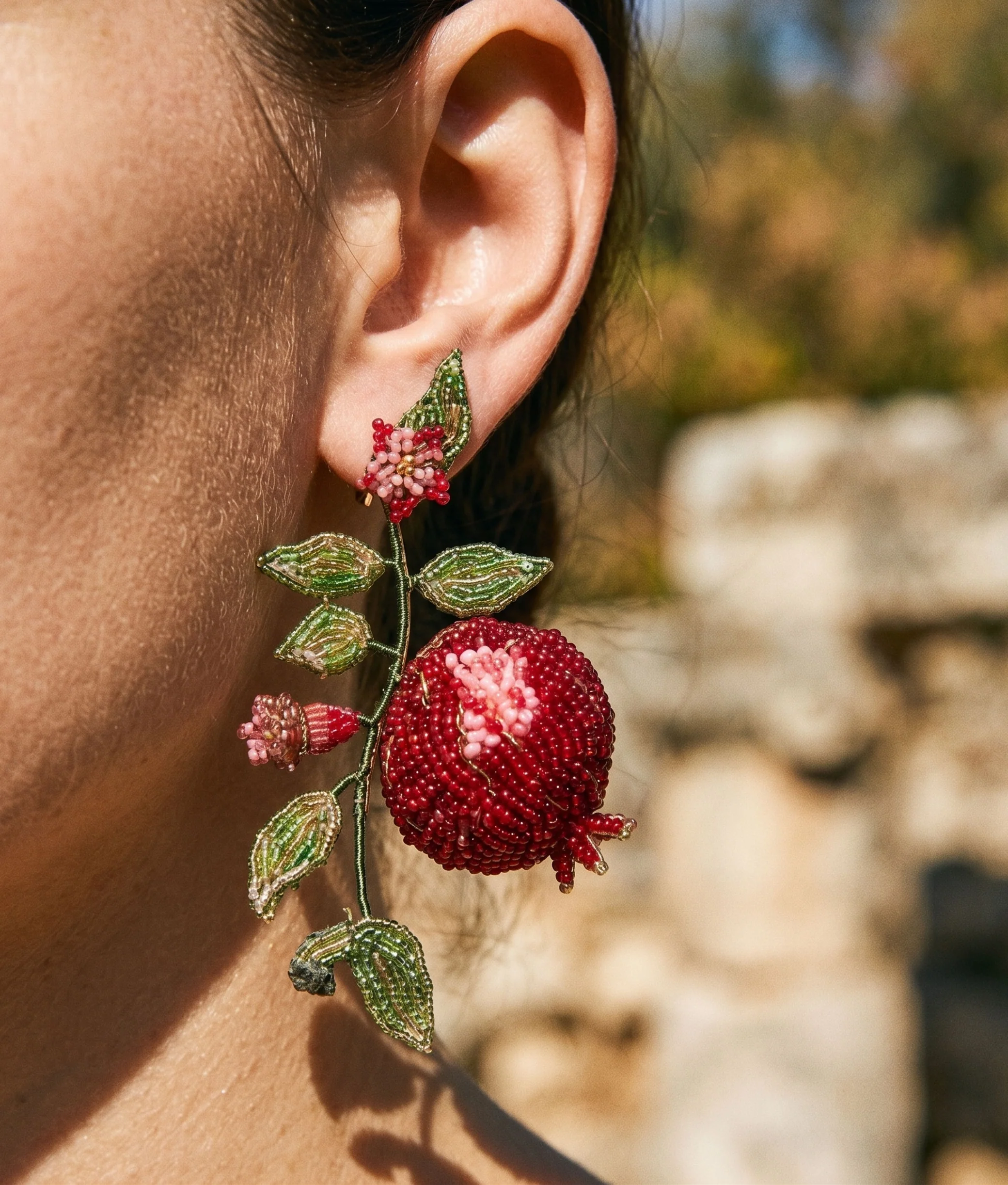 Pomegranate Earrings