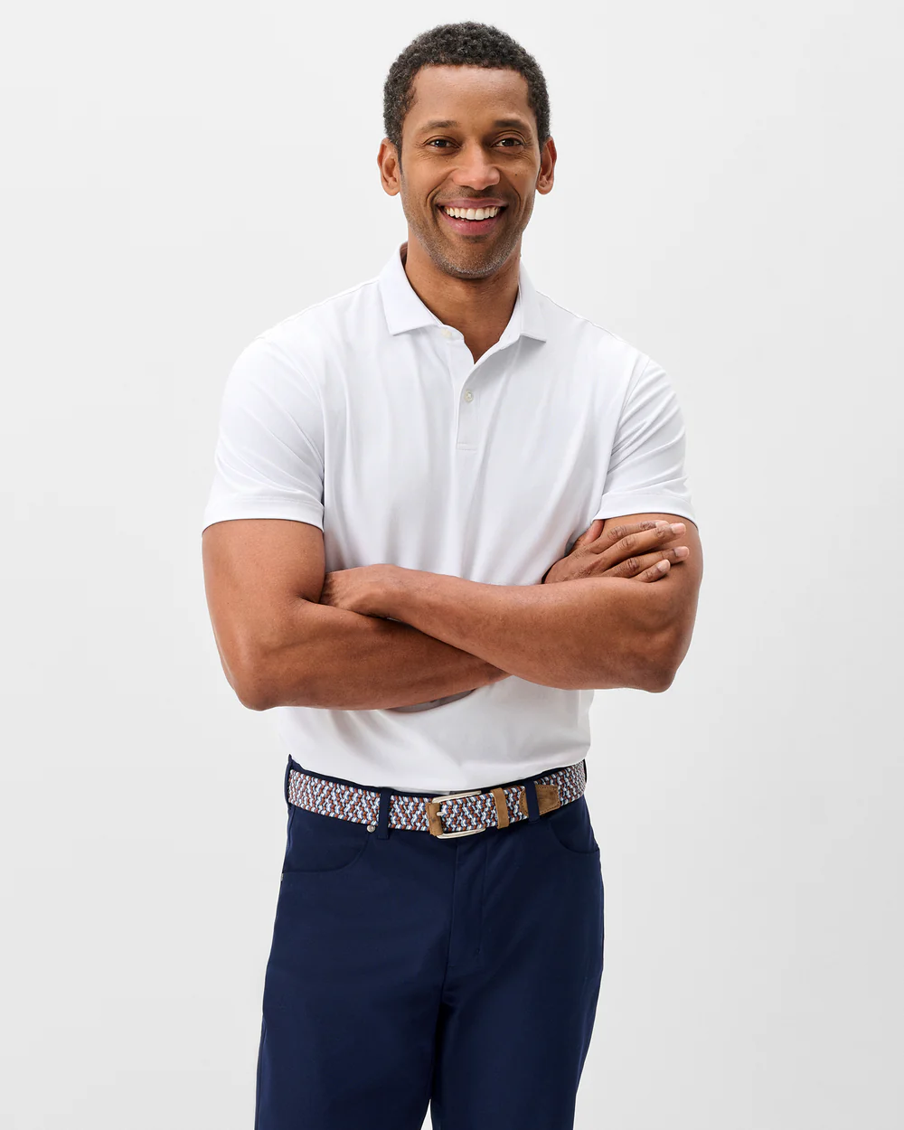 Solid Performance Mesh Polo