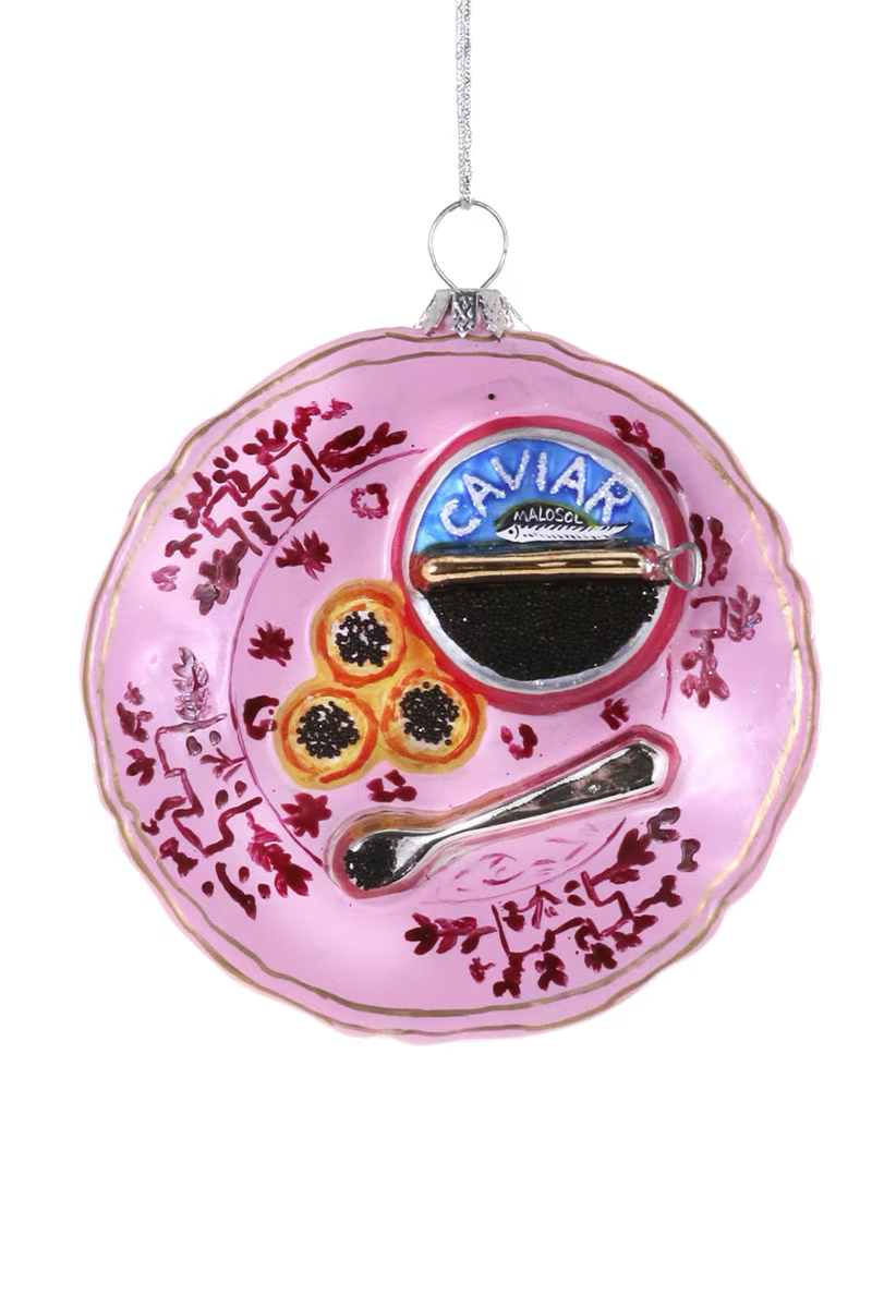 Plated Caviar Ornament