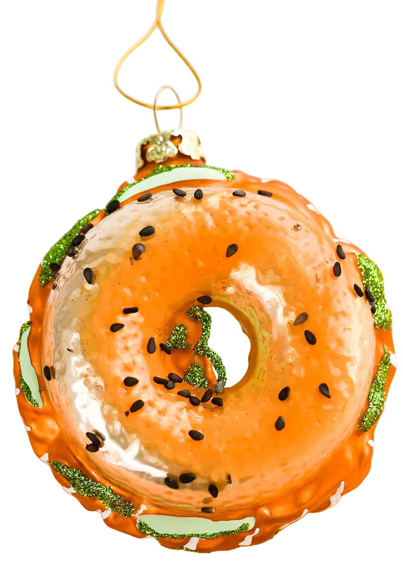 Bagel with Lox Ornament