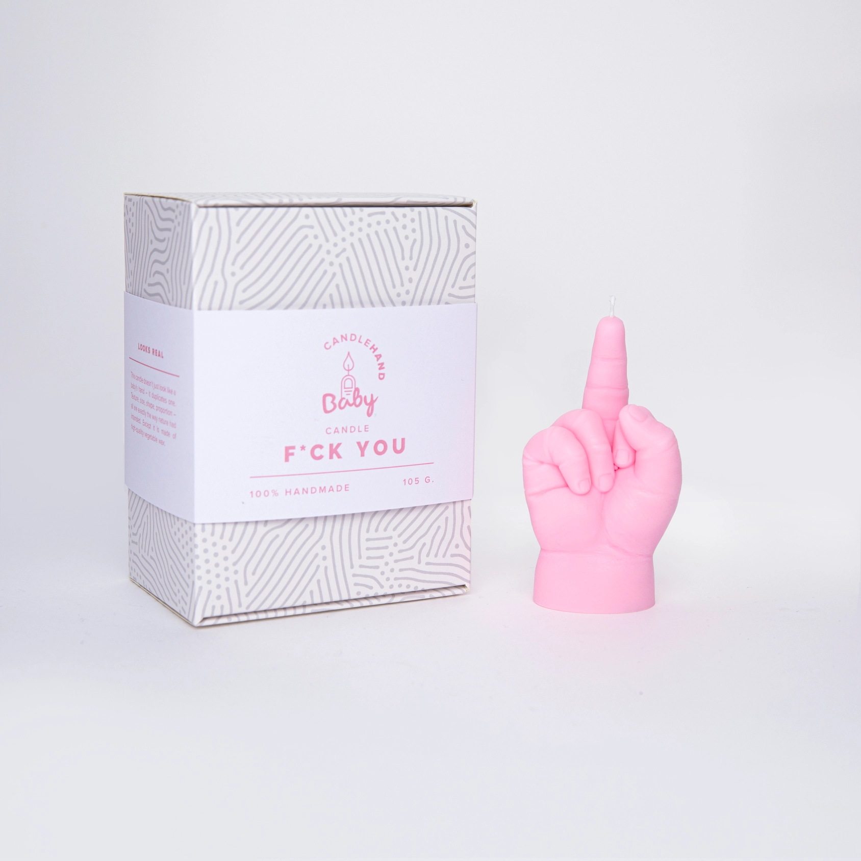 F*Ck You Candle - Baby Hand Gesture Candle