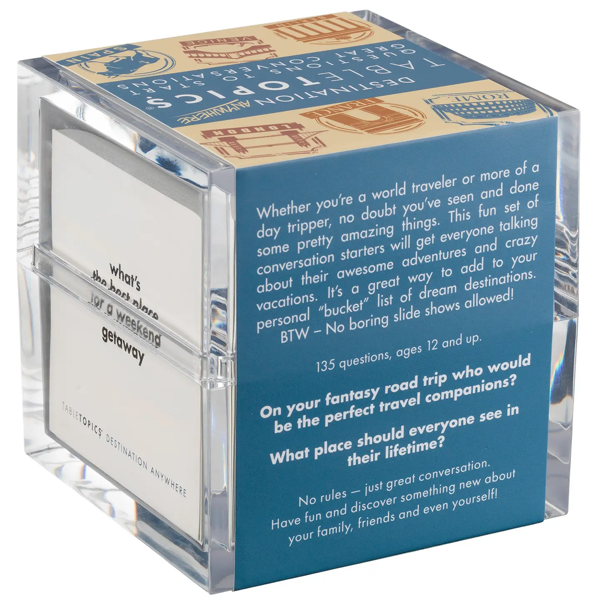 Destination Anywhere Conversation Starters