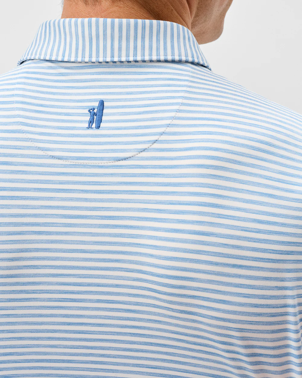 Seymour Stripe Performance Featherweight Polo