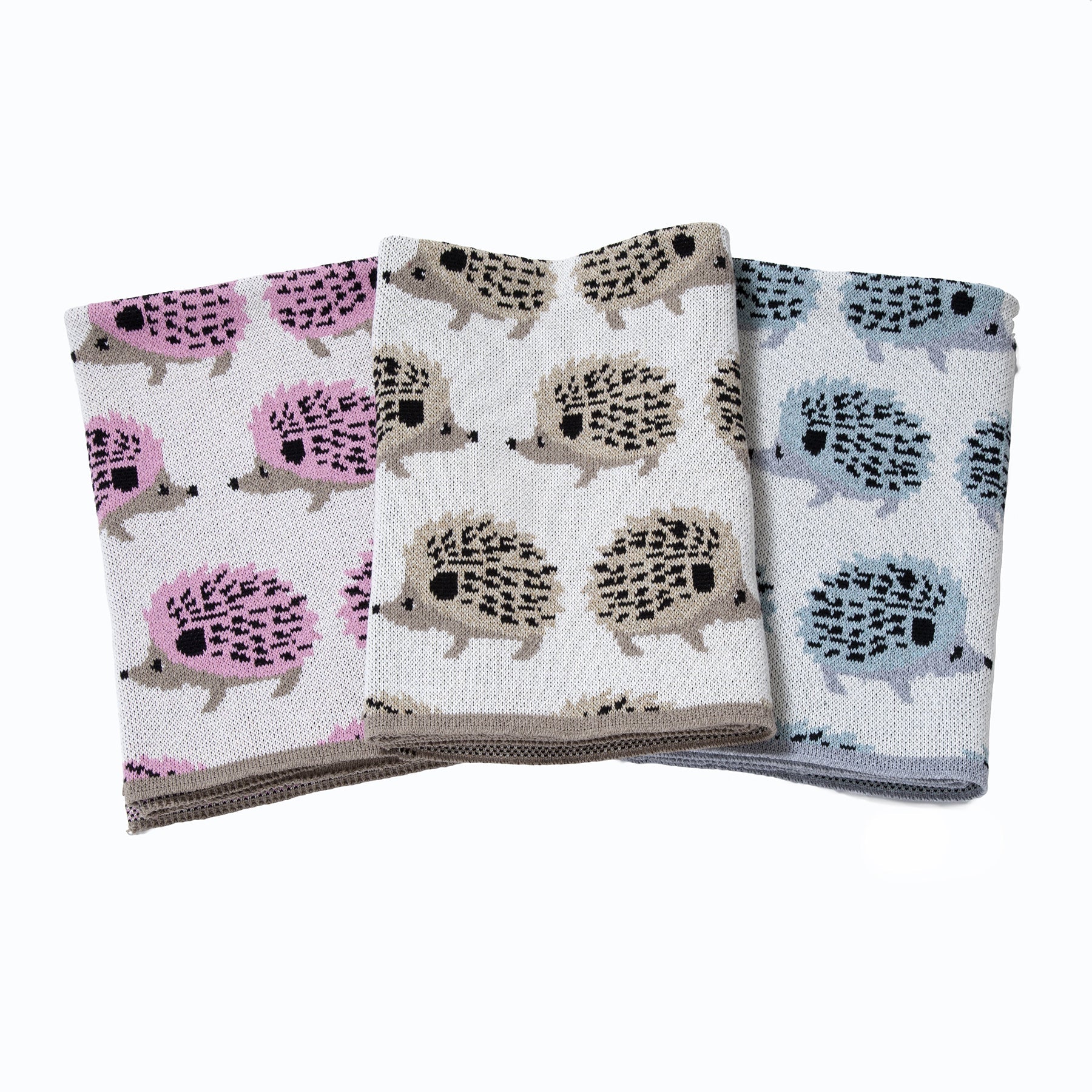 Baby Hedgehog Throw - Flax