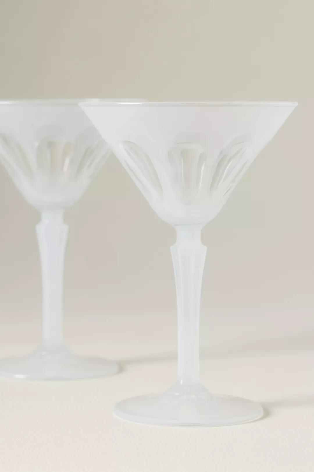Rialto Glass Martini Opal - Set of 2