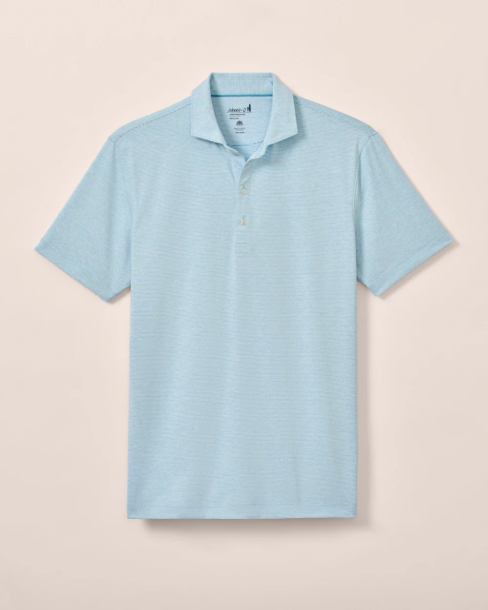 Lyndonn Stripe Performance Jersey Polo