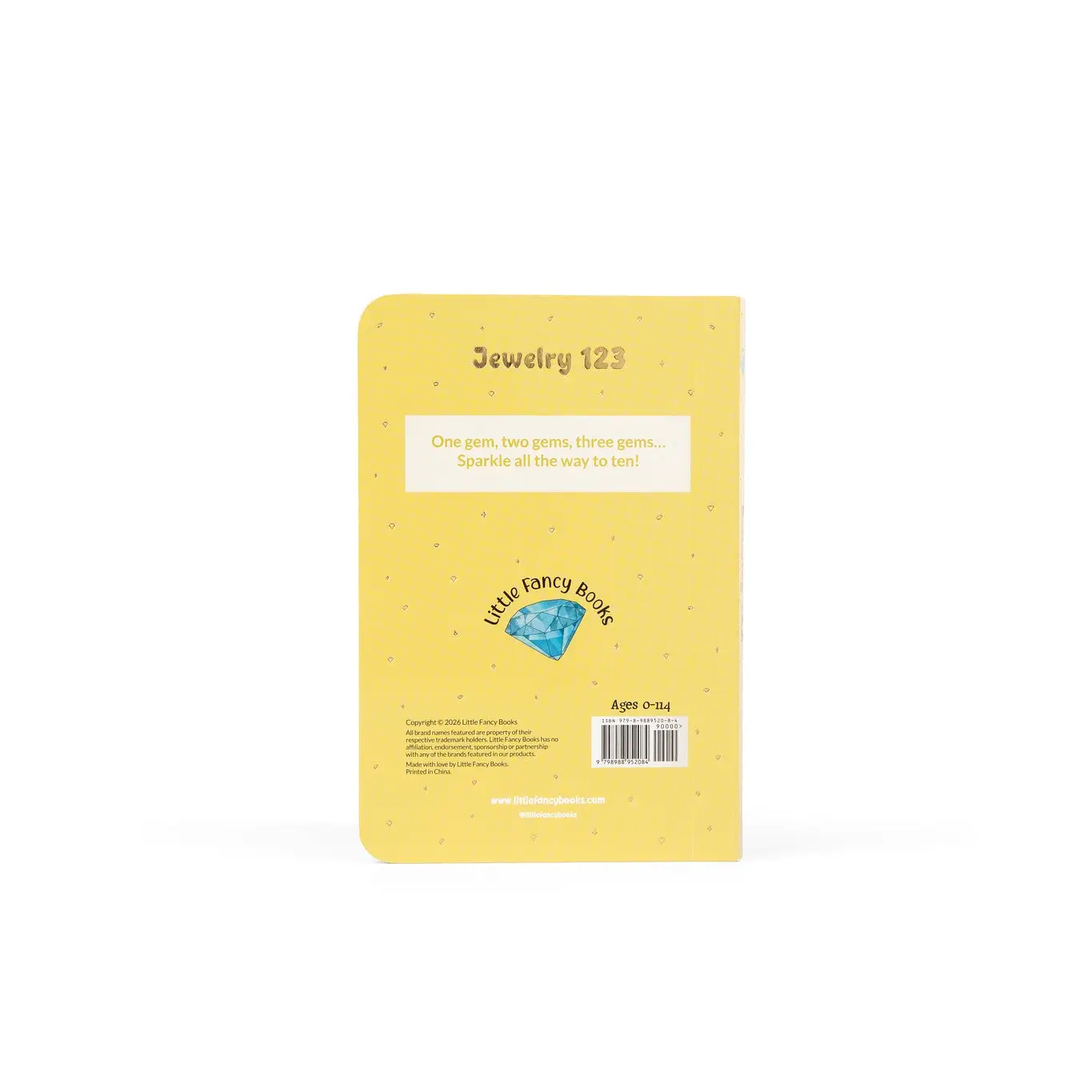 Jewelry 1 2 3 Board Book