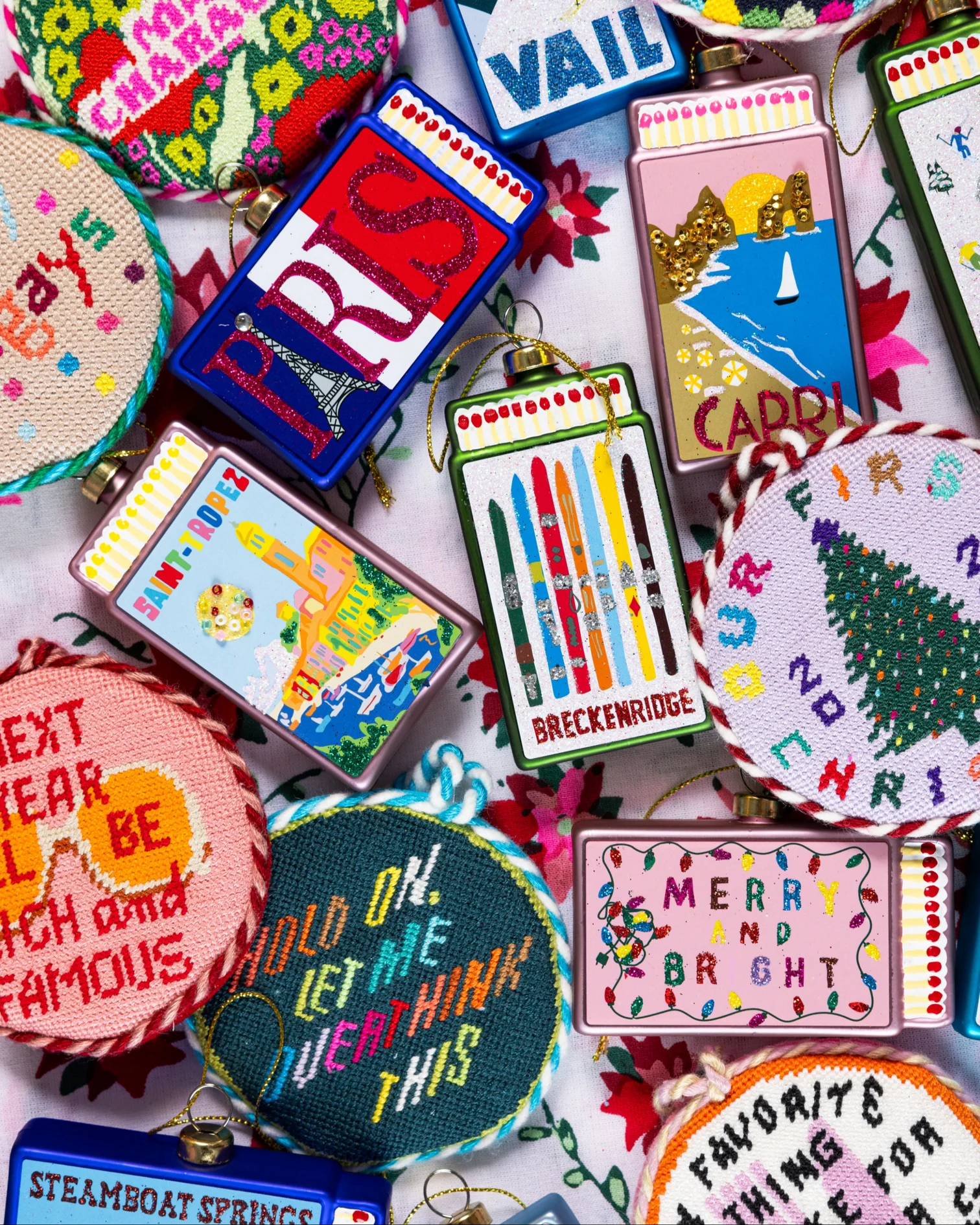 Matchbook Ornament - St Tropez