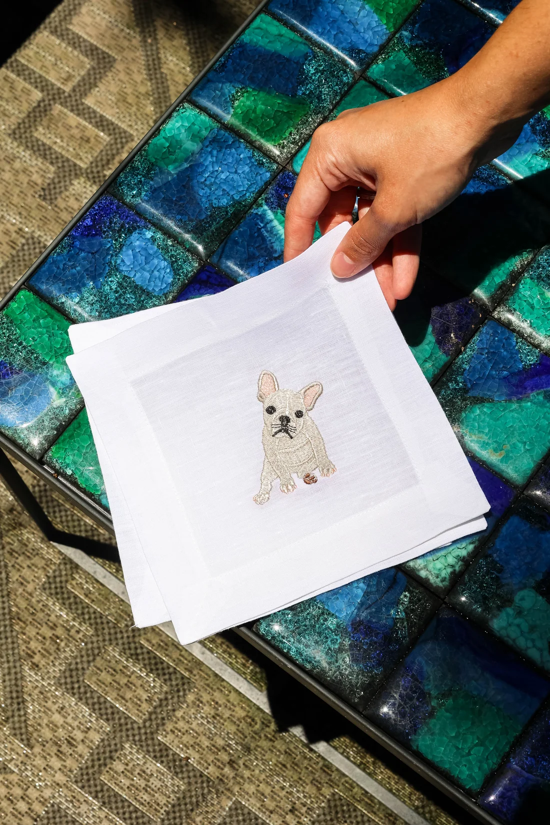 French Bulldog Cocktail Napkins
