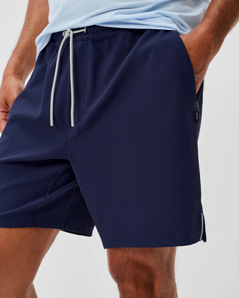 Hoppin Ribbed Knit Performance Shorts