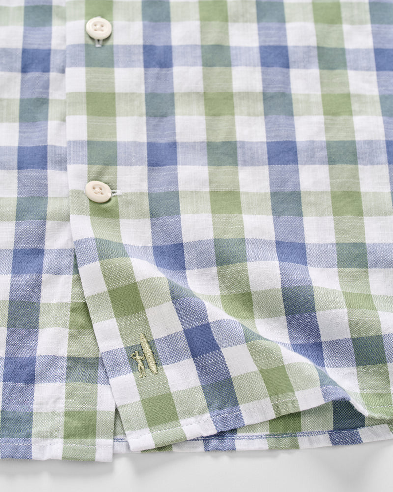 Candlar Check Cotton Button Down Shirt