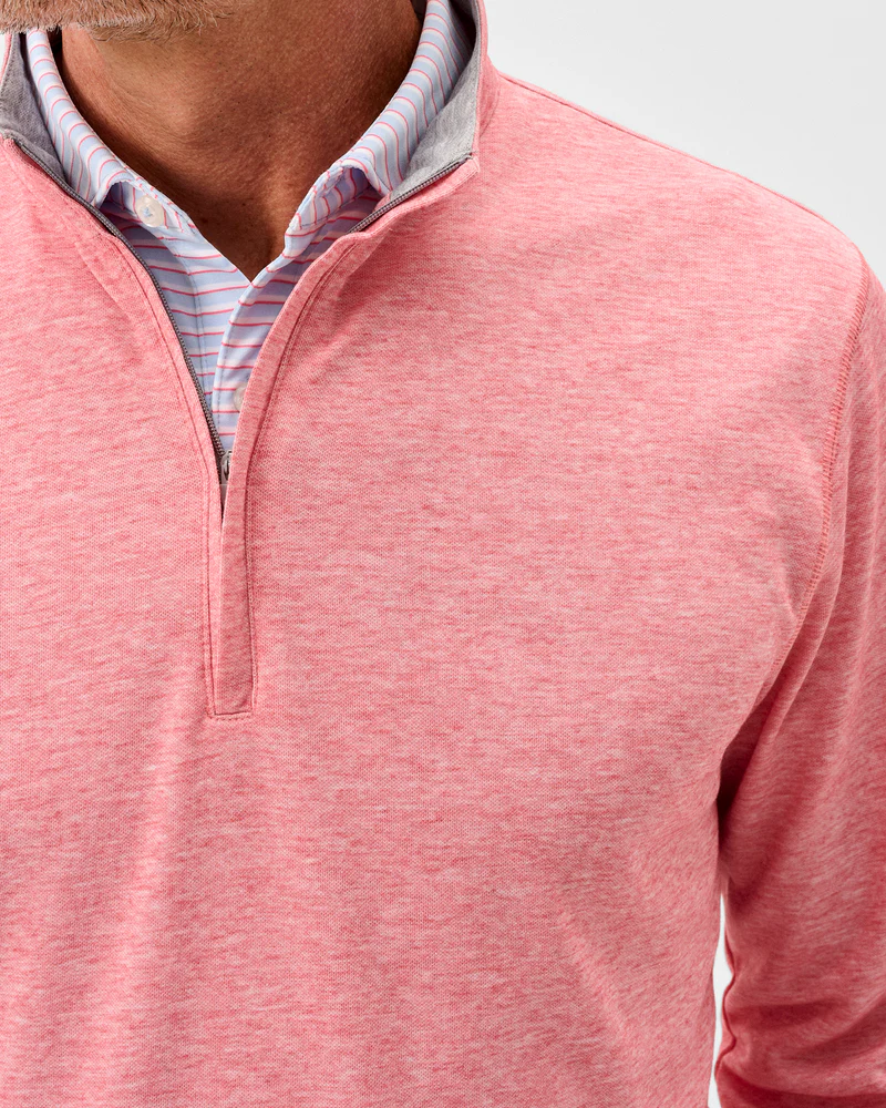 Pircio Dri-Release Heathered 1/4 Zip Pullover