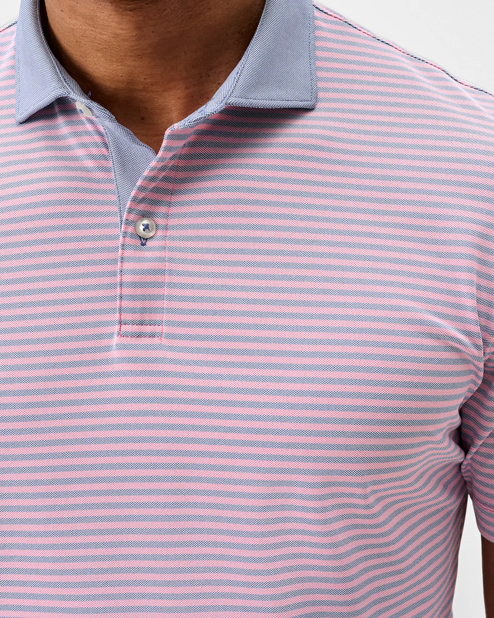 CRUZ SOLID COLLAR Performance Mesh Polo