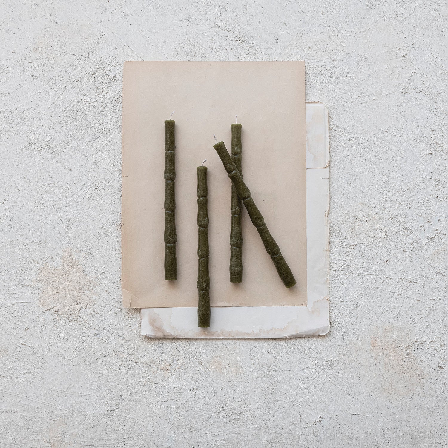 Bamboo Shaped Taper Candles