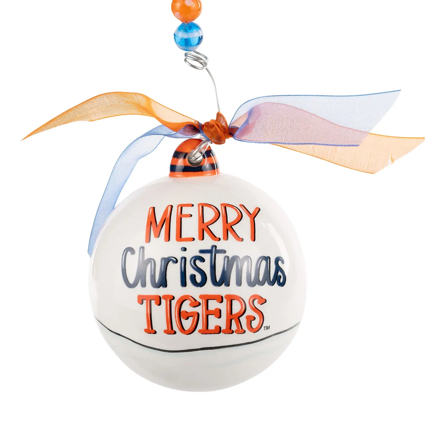 Auburn Santa Ornament
