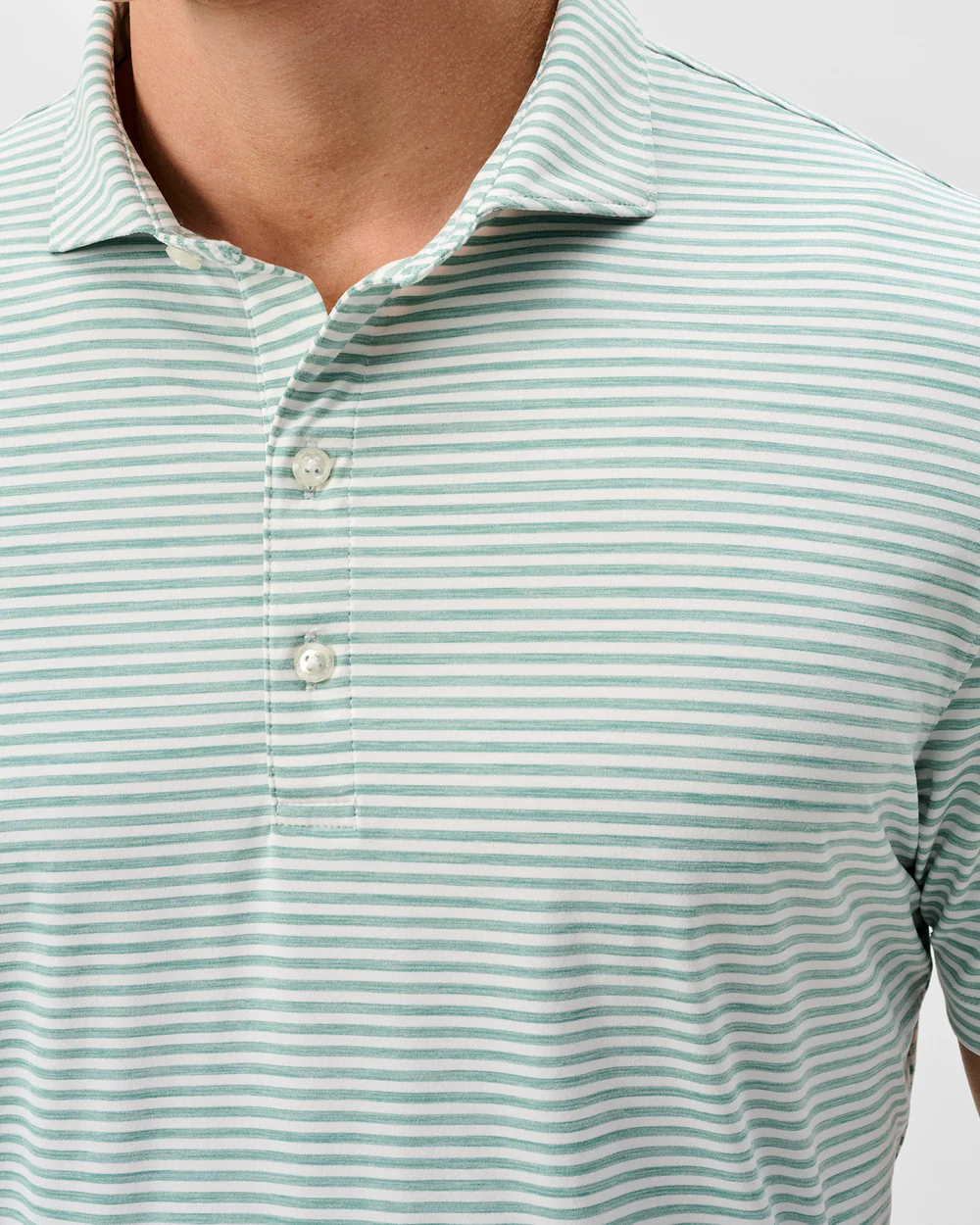 Seymour Stripe Performance Featherweight Polo