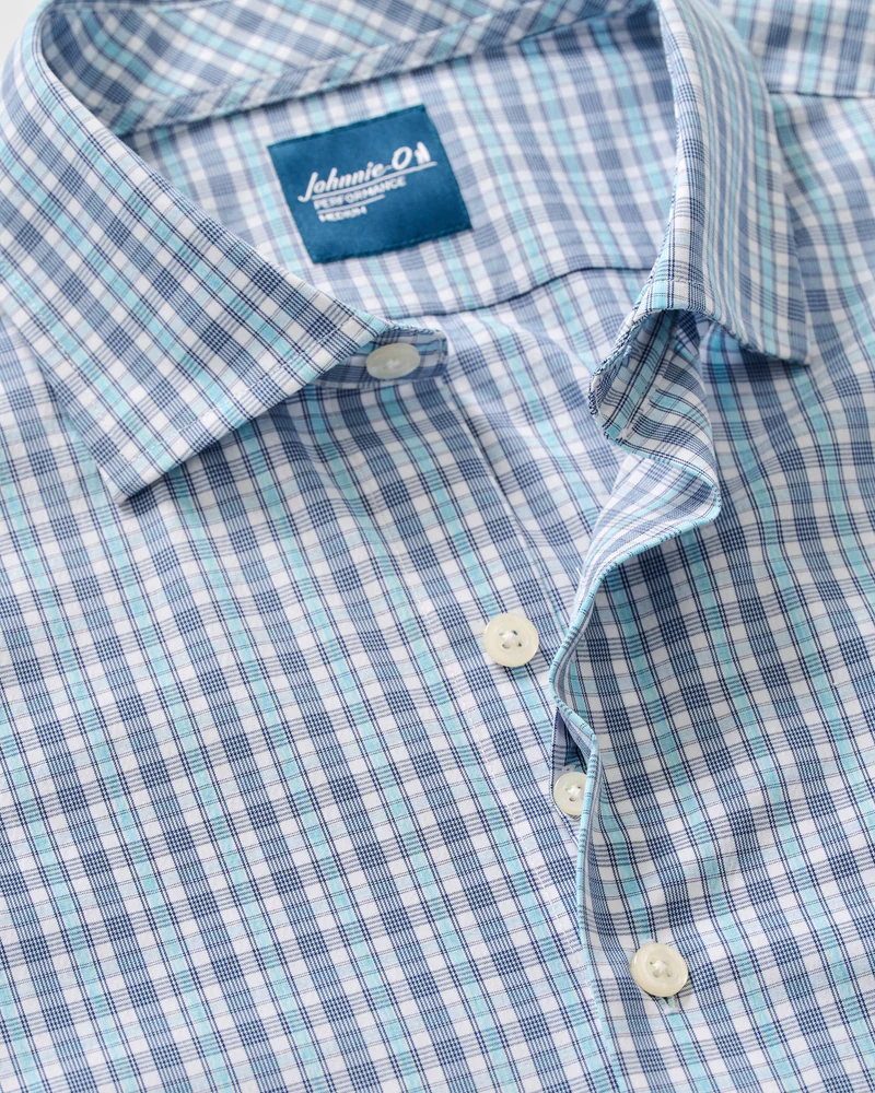 Morse Plaid Everyday Performance Button Down Shirt