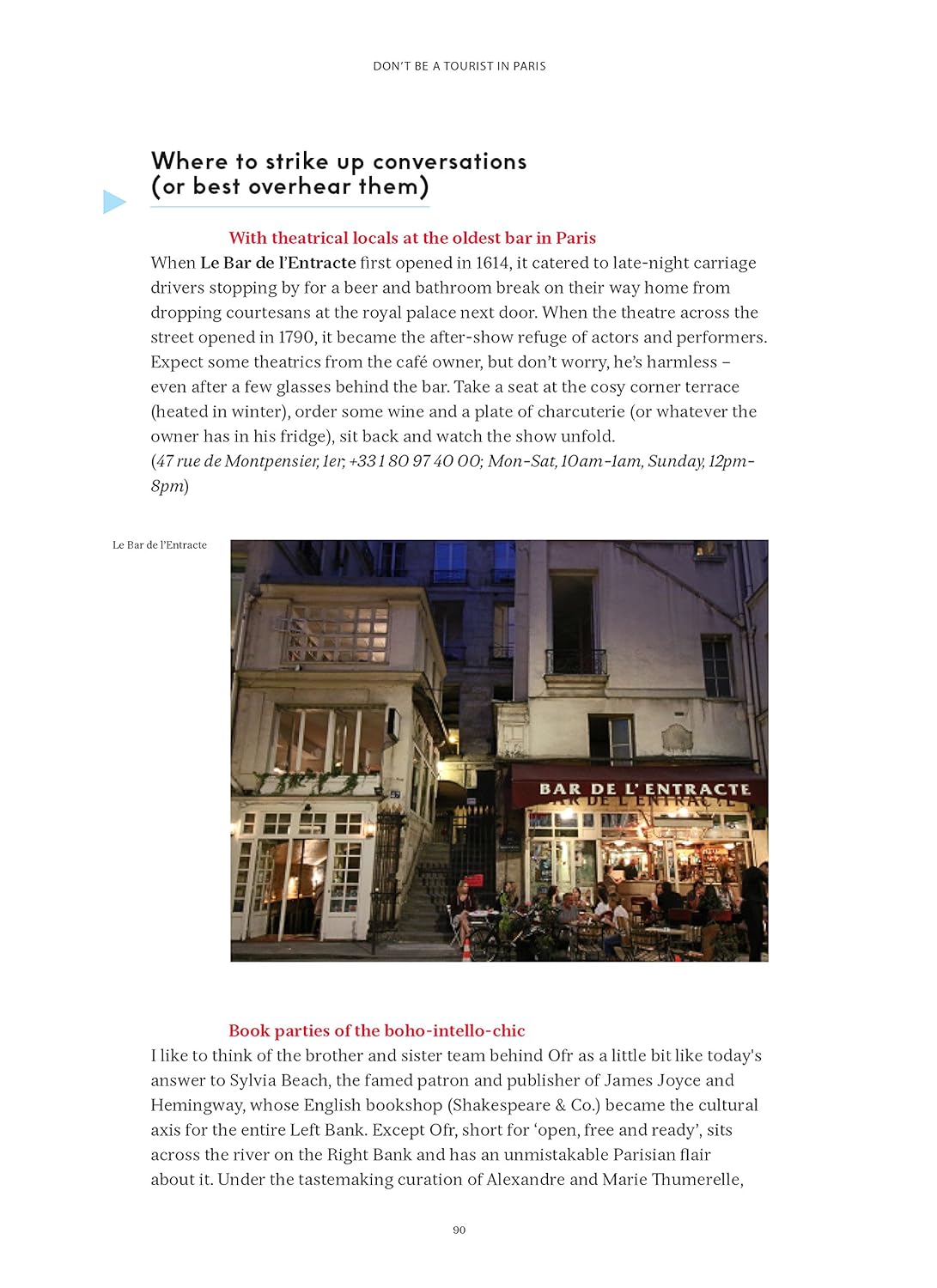 Don't Be A Tourist In Paris