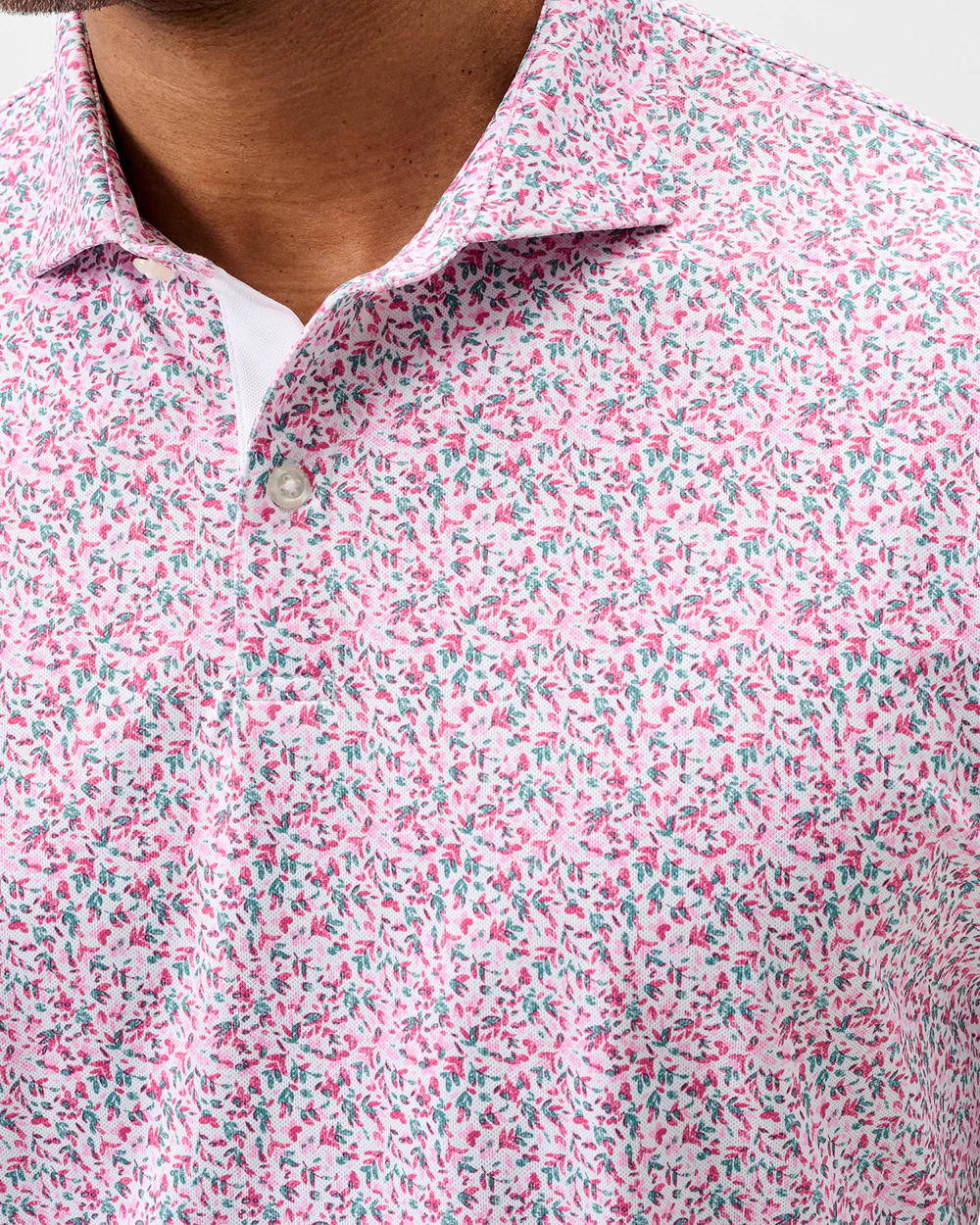 Bloom Neat Performance Mesh Polo