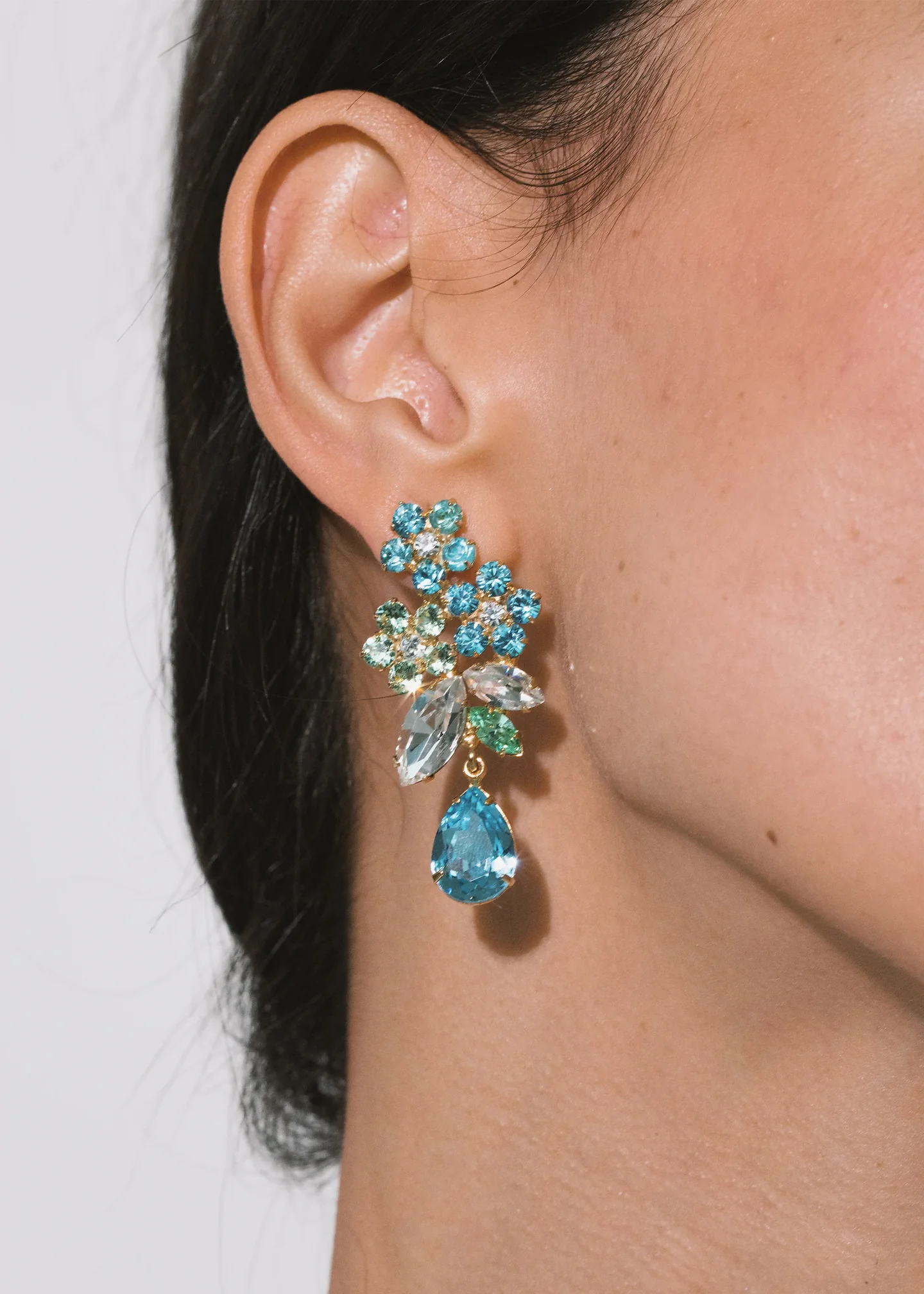 Bouquet Earrings - Bluebell