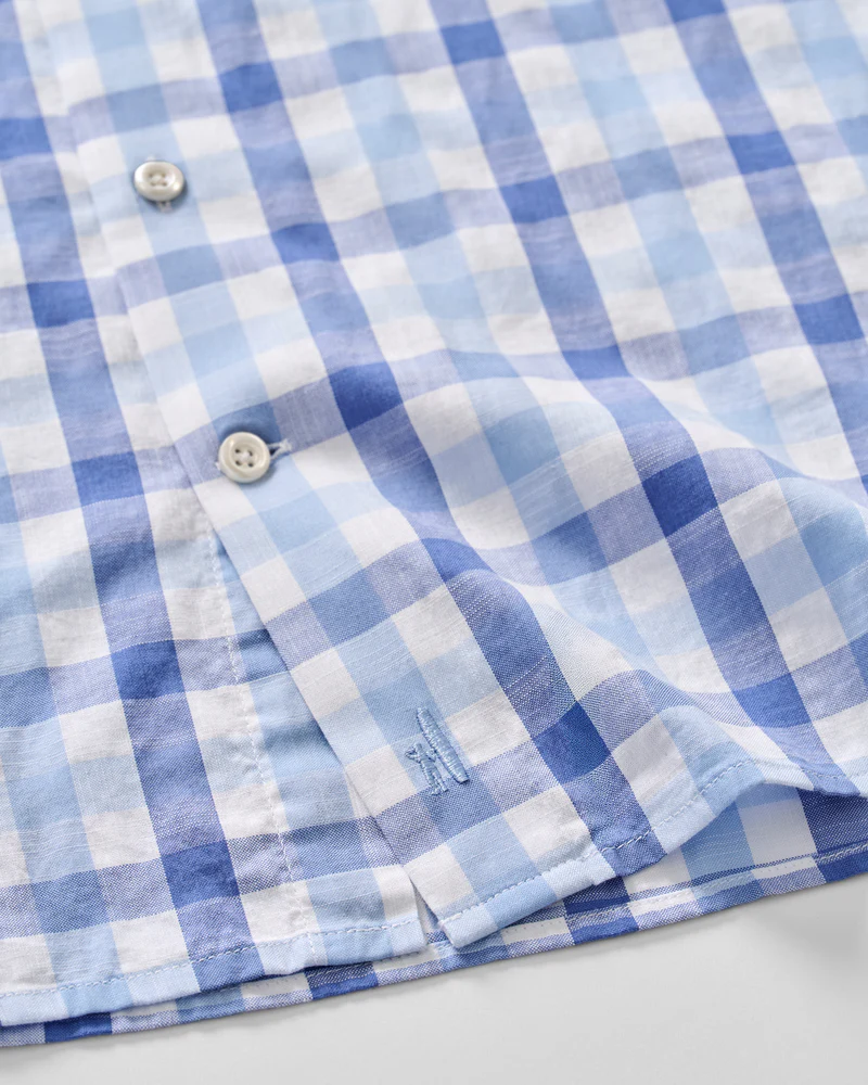 Candlar Check Cotton Button Down Shirt