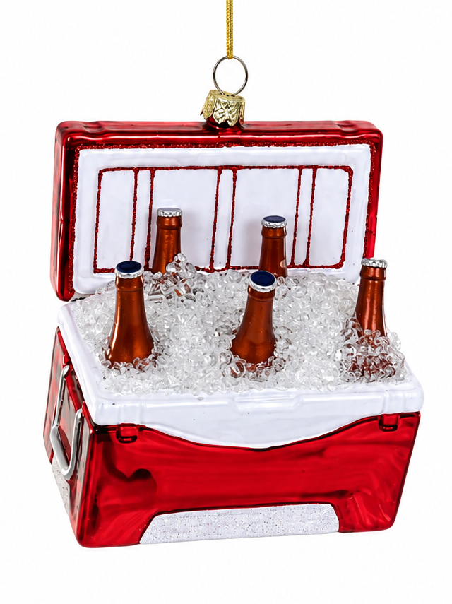 COOLER OF BEER ORNAMENT