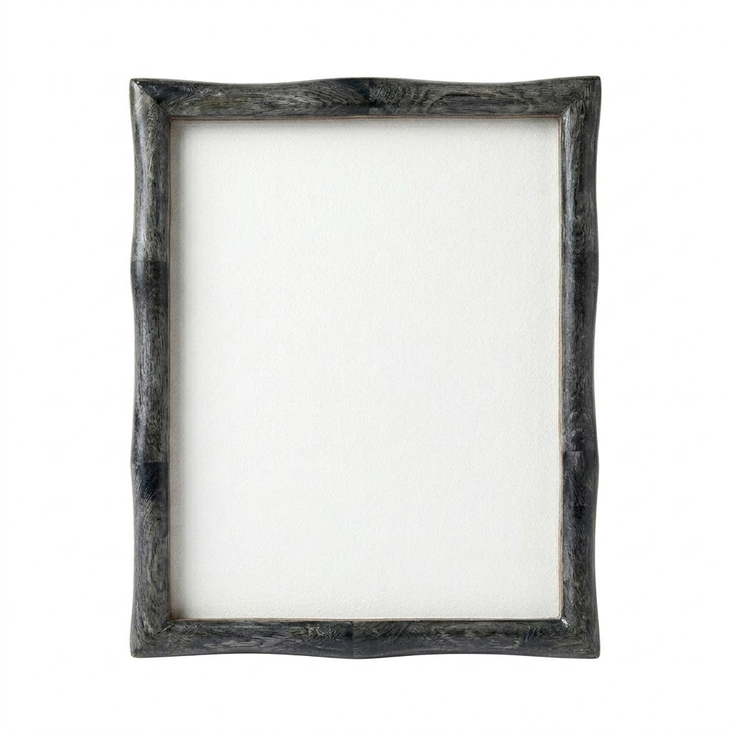 Bamboo Shape Tile Frame Grey - 8 x 10