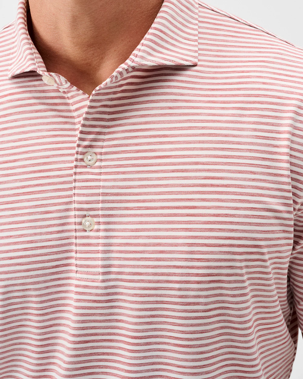 Seymour Stripe Performance Featherweight Polo