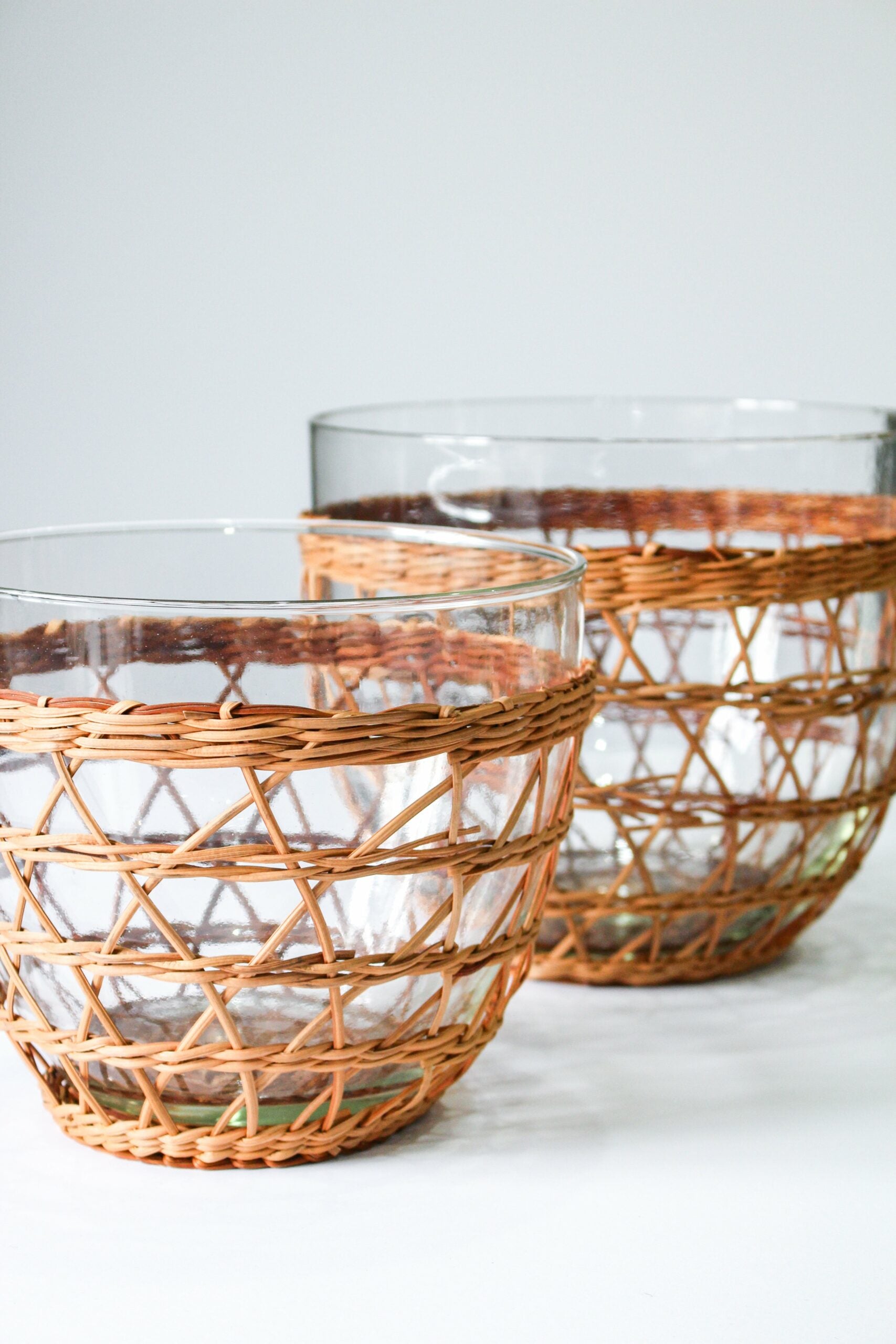 Rattan Cage Large Bowl