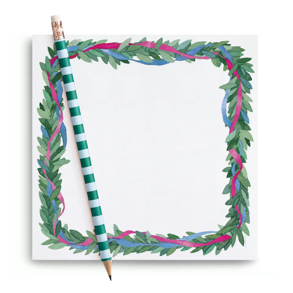 Colorful Wreath Chunky Notepad