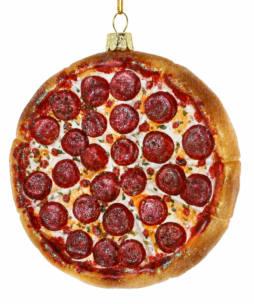 PEPPERONI PIZZA ORNAMENT