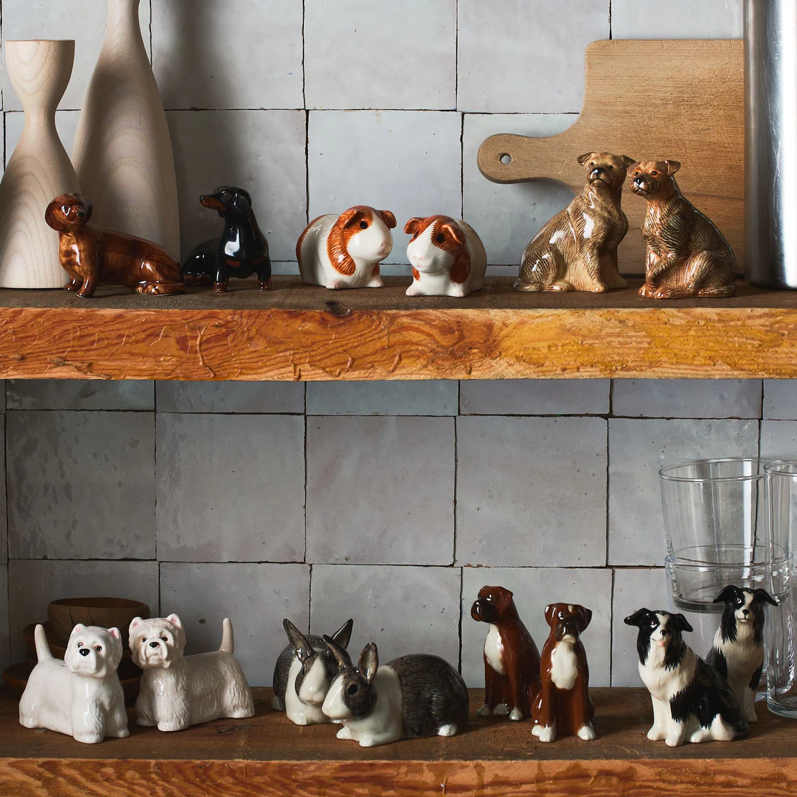 Westie Salt & Pepper Shakers