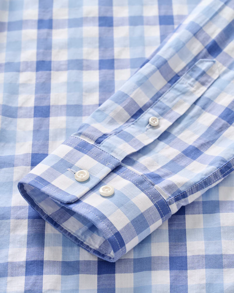 Candlar Check Cotton Button Down Shirt
