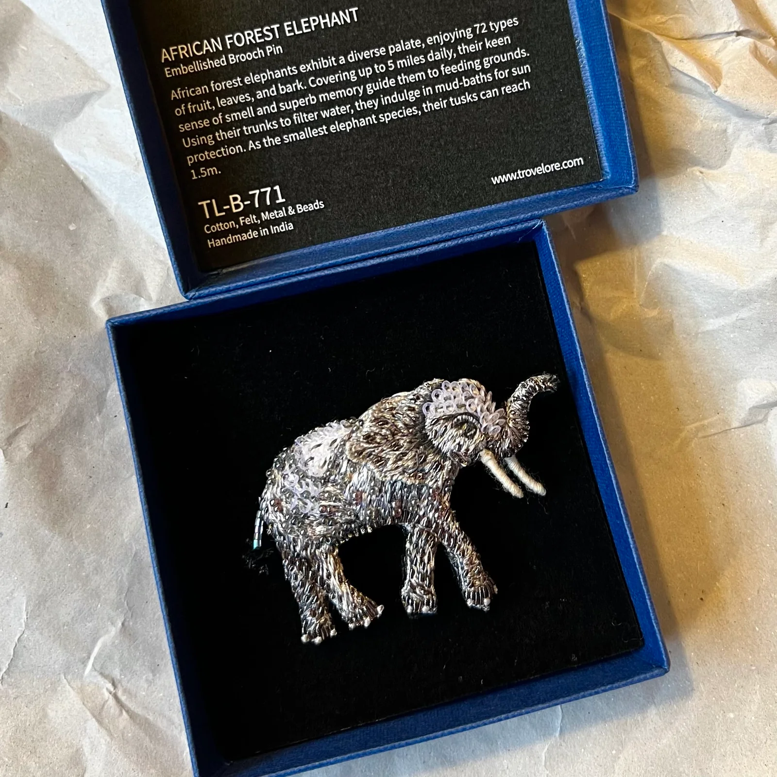 Elephant Brooch