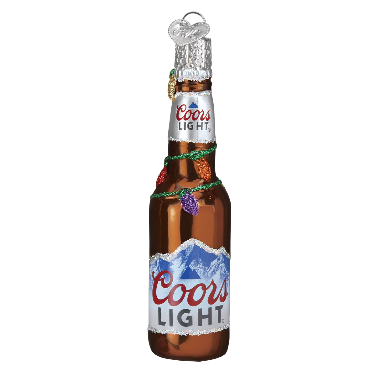Holiday Coors Light Bottle Ornament