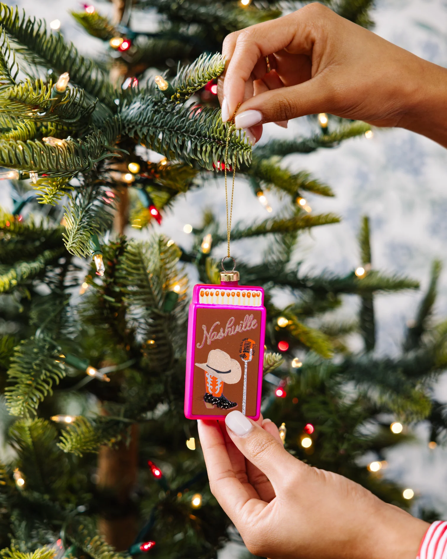 Matchbook Ornament - Nashville