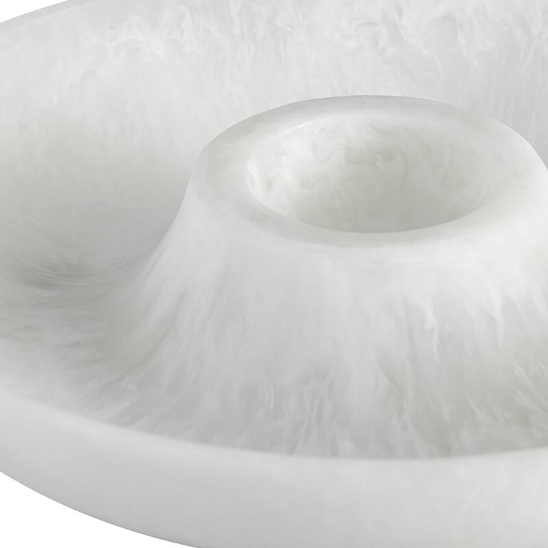 White Resin Chip and Dip