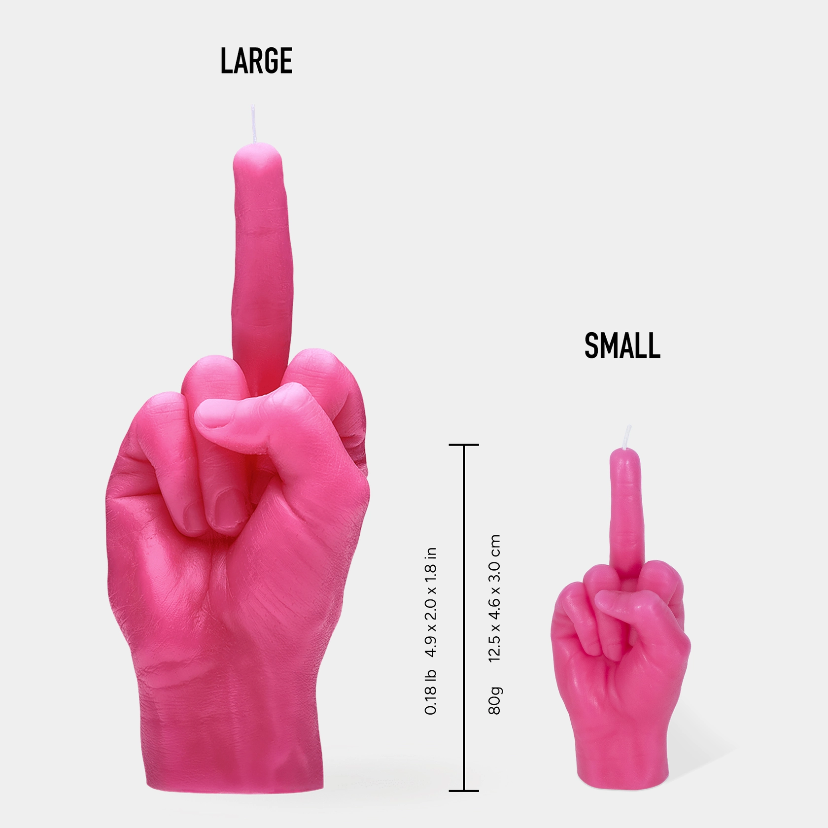 Middle Finger Candle - Small Version