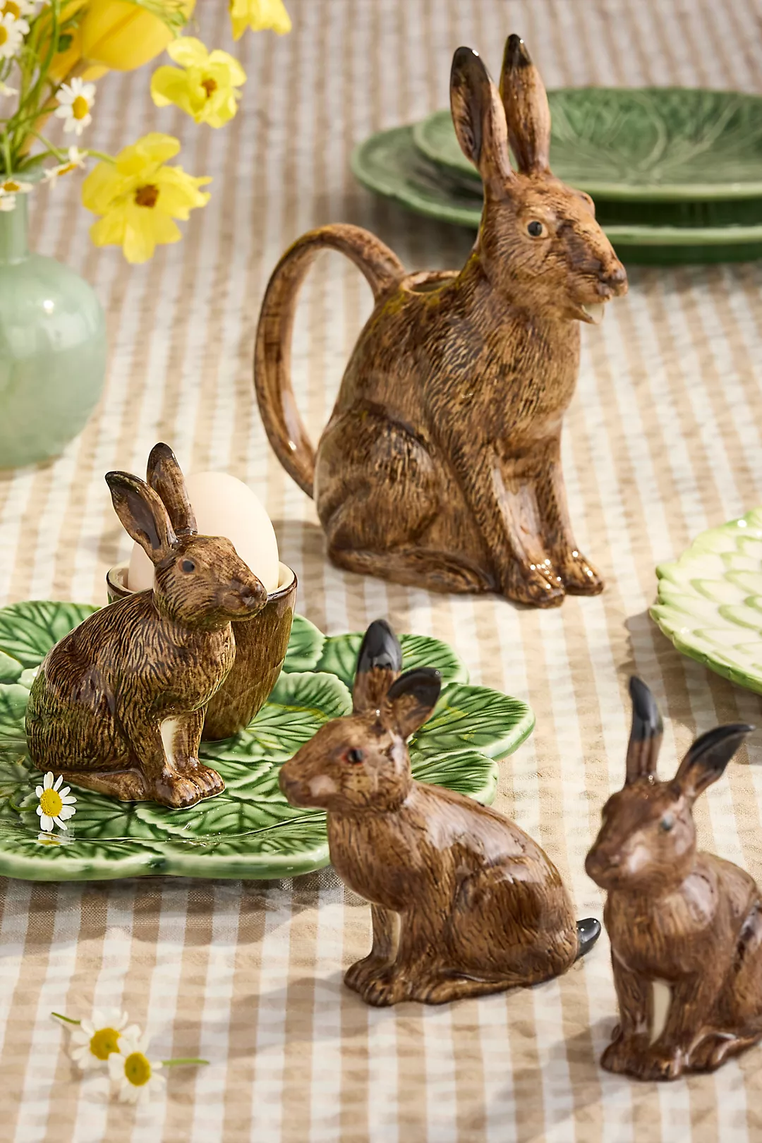 Hare Salt & Pepper Shakers