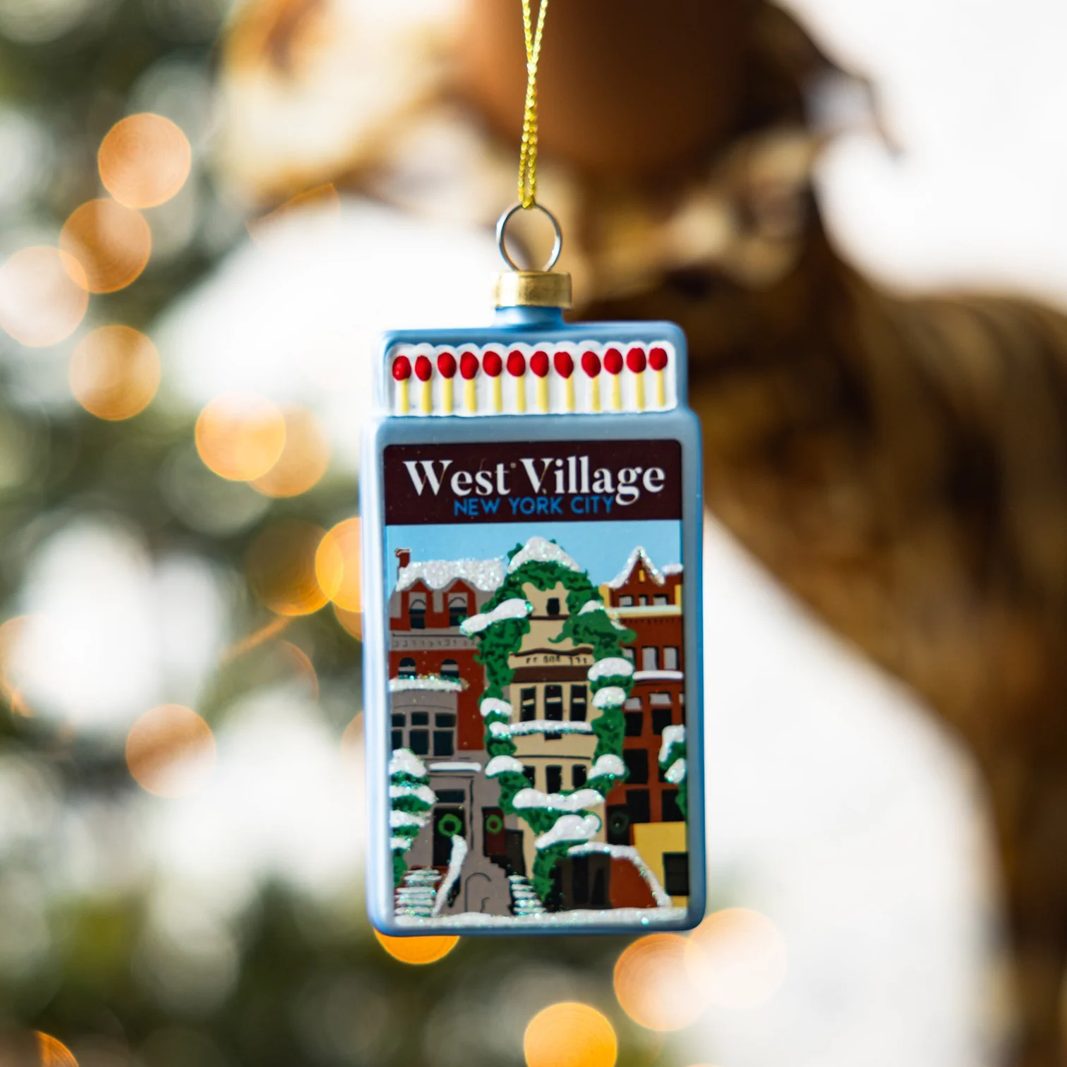 Matchbook Ornament - West Village
