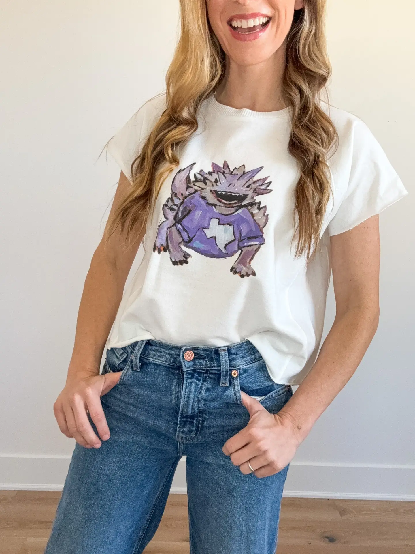 Horned Frog TCU Edgy Shirt